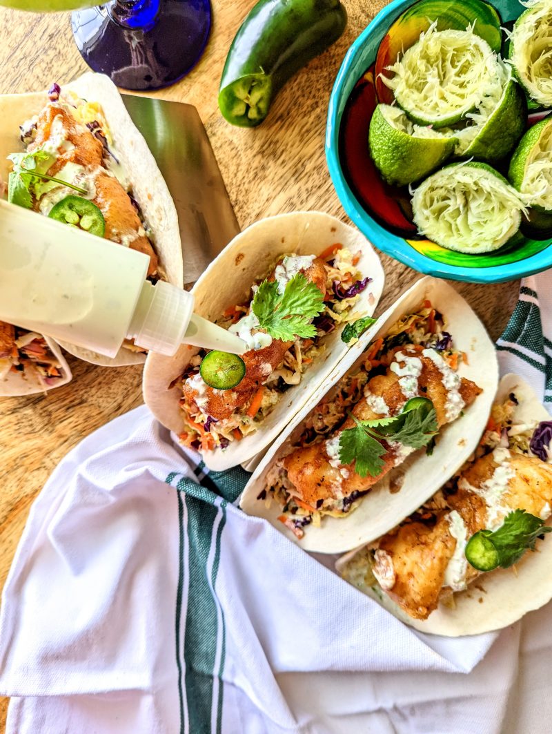 Baja Fish Tacos - Spicy Gelato Kitchen