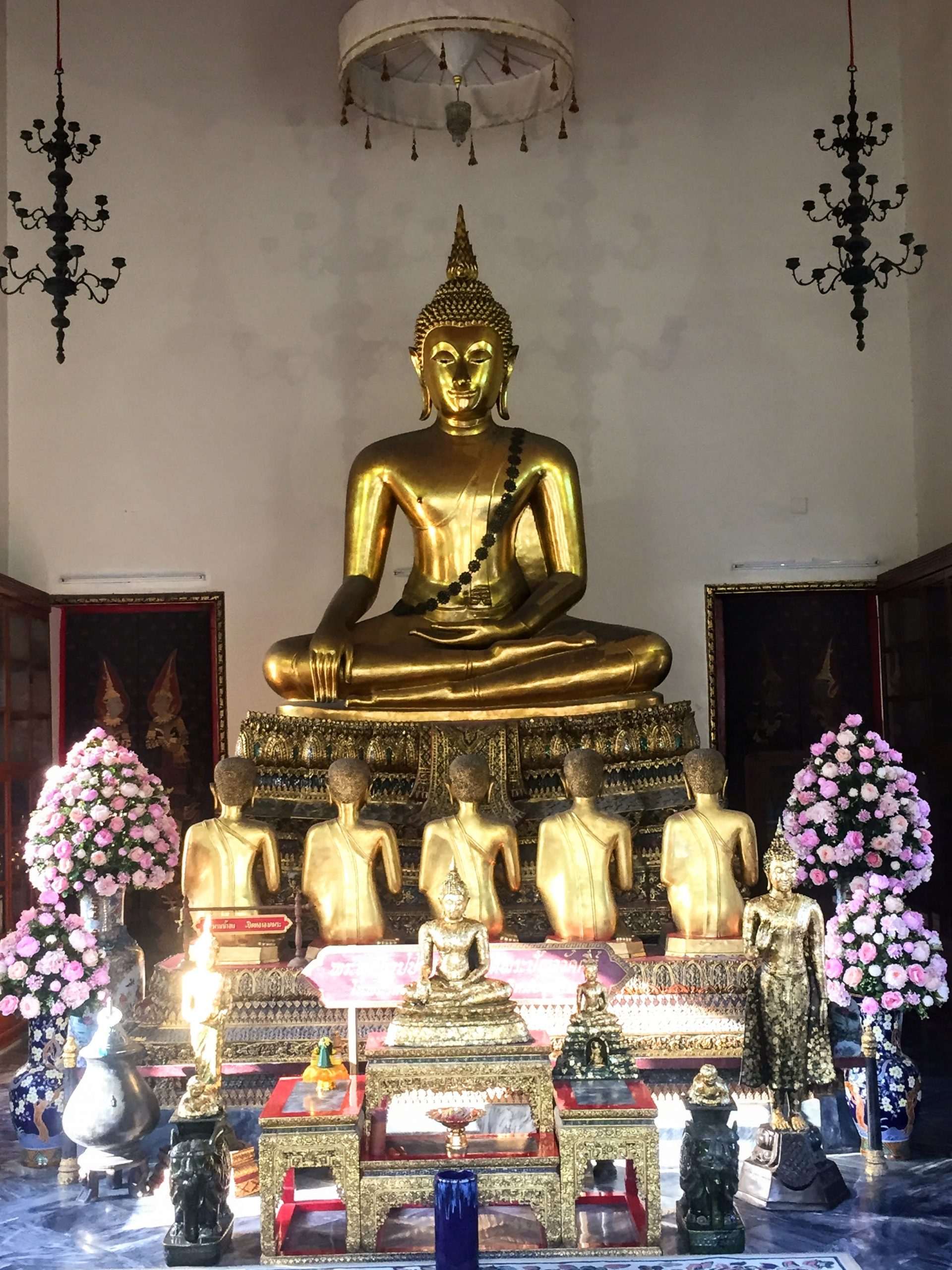A Buddhist Temple in Bangkok, Thailand.